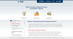 Desktop Screenshot of eboi.moryn.pl